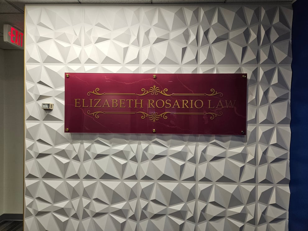 Standoff Mounted Signs in Greenville, SC designed and installed for business offices and workplace branding