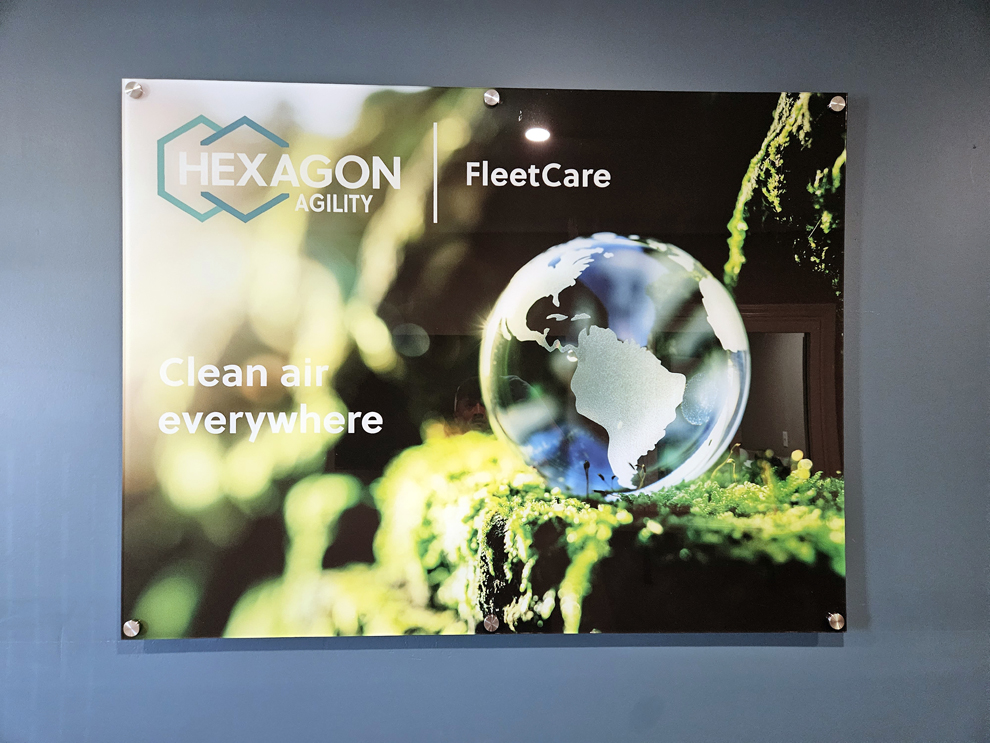 Standoff Mounted Signs in High Point, NC designed and installed for commercial office branding and décor