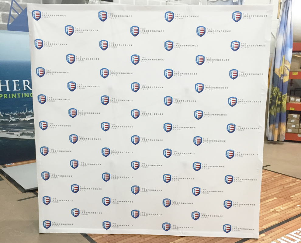 Custom step and repeat banners created for conferences in Raleigh, NC