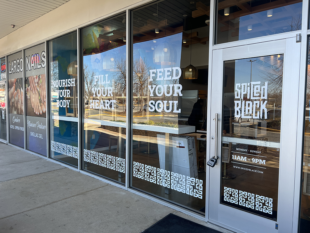 Storefront Graphics in Durham, NC