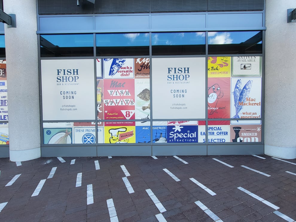 Corporate storefront graphics and signage installation Columbia, SC