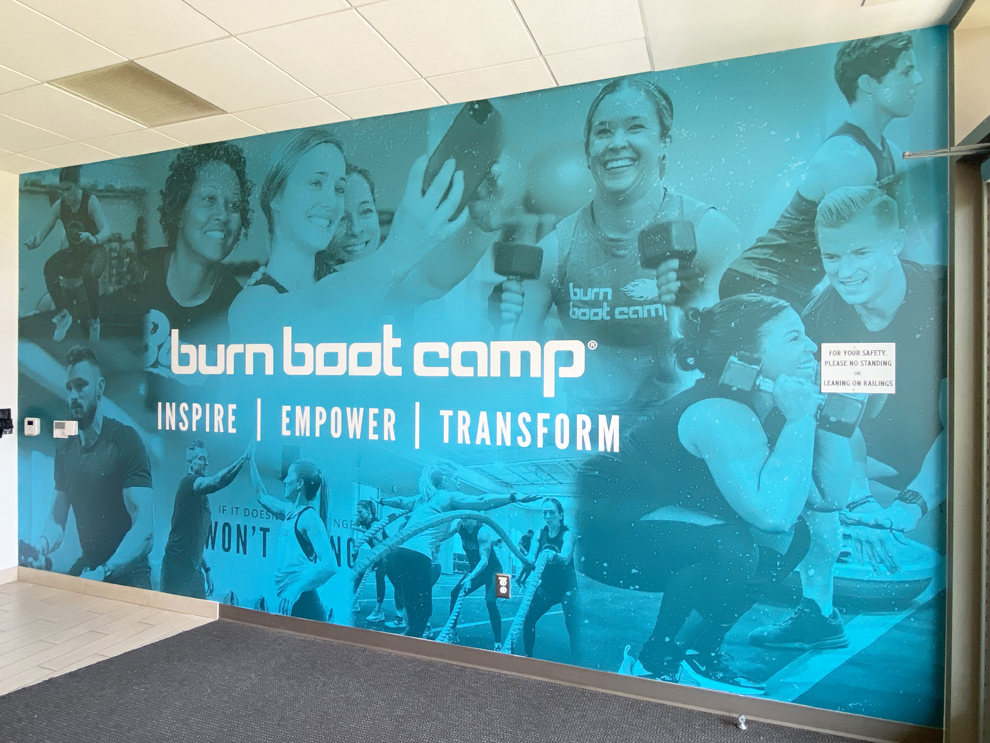 Business storefront graphics and window decals installed Morrisville, NC