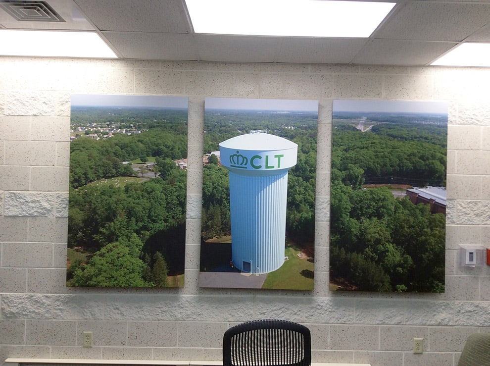 Standoff Mounted Signs in Raleigh, NC