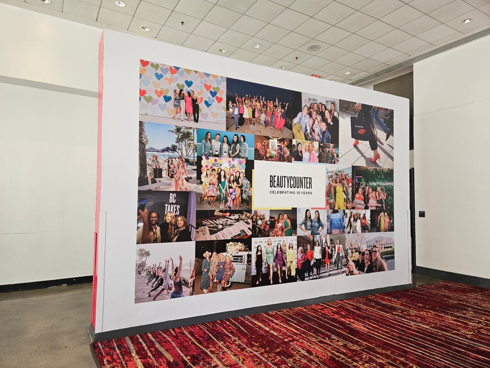 Trade show displays and signage produced for events in Greenville, SC