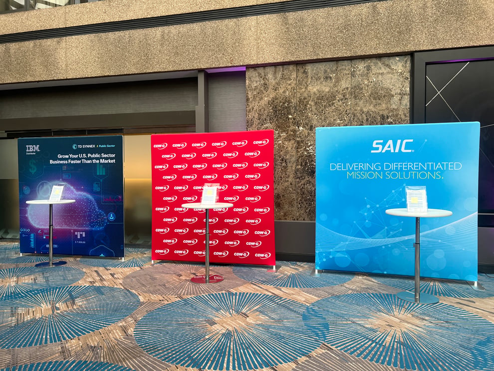 Portable trade show displays and branded graphics in Greenville, SC