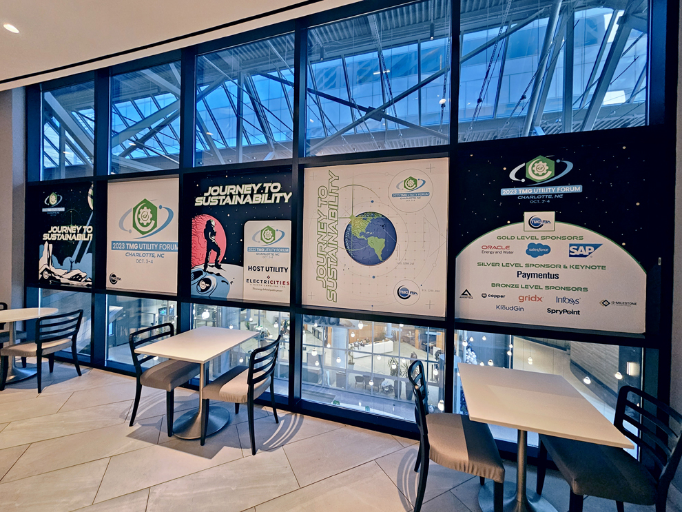 Trade show displays and wall graphics for business branding in Virginia Beach, VA