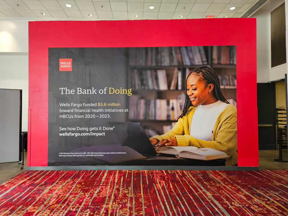 Trade show displays with branded backdrops and graphics in Winston-Salem, NC