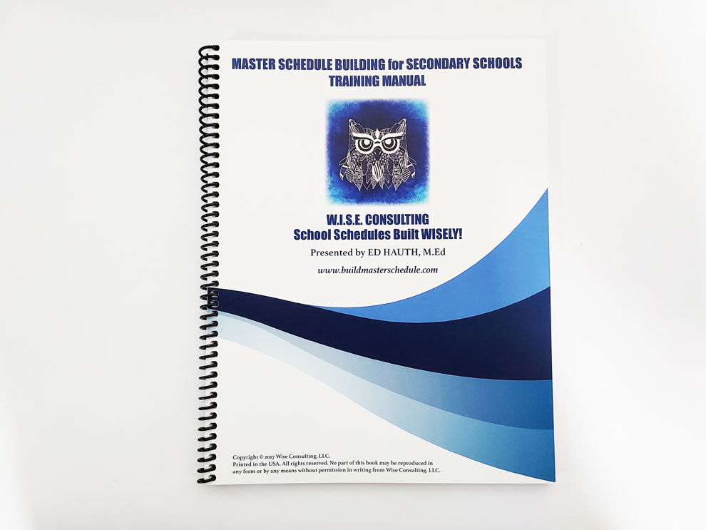 Custom Printed Training Manuals & Classroom Curriculum