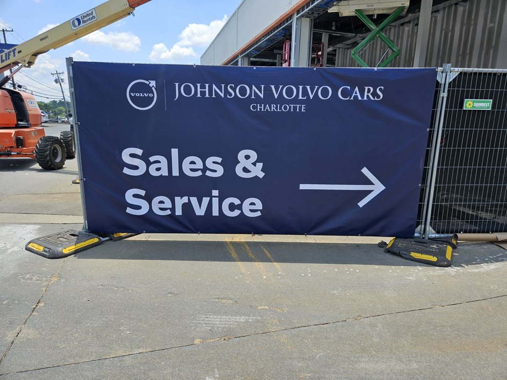 Custom vinyl banners printed for business branding in Greensboro, NC