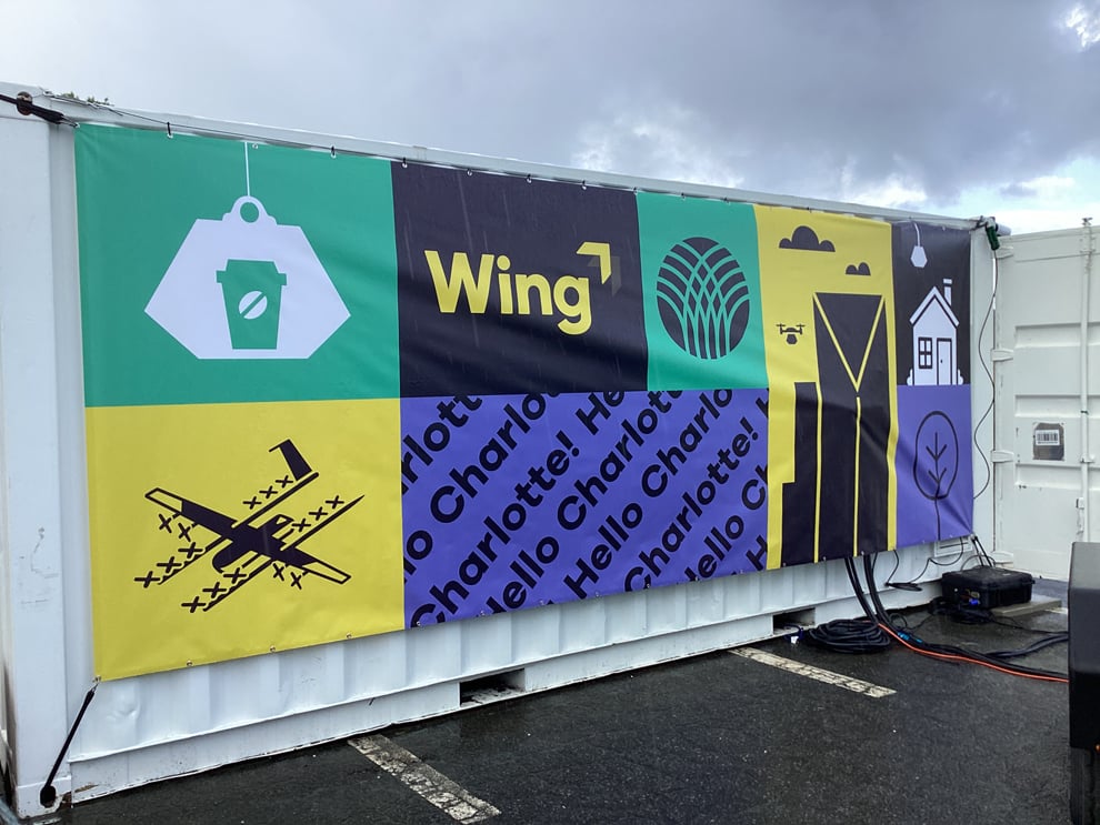 Vinyl banners and mesh fence wraps installed for events in Greensboro, NC