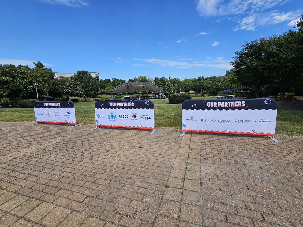 Custom vinyl banners for event branding in Greensboro, NC