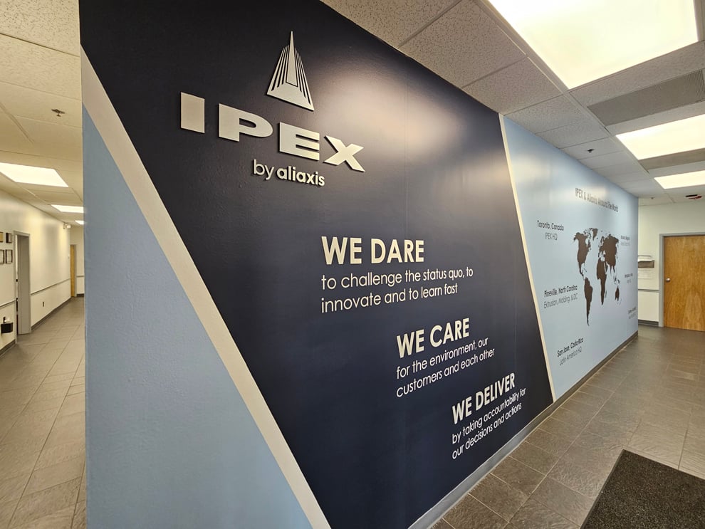 Wall Displays for Office Branding in Burlington, NC