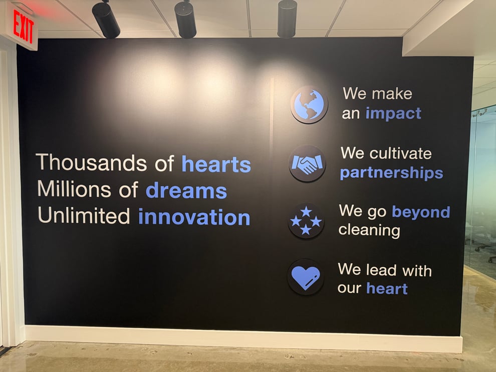 Wall displays for commercial spaces in Decatur, GA