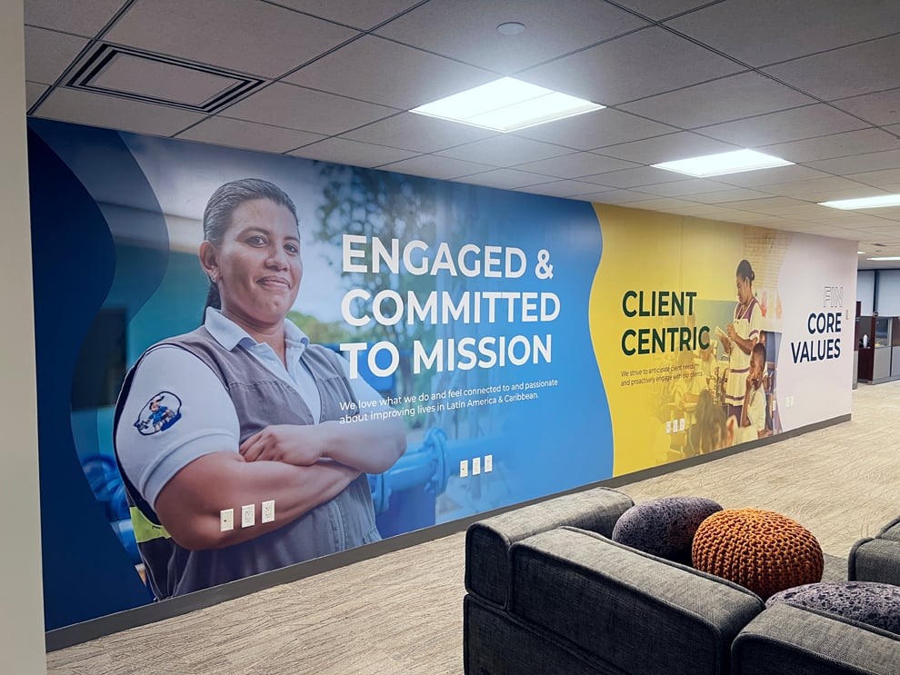 Wall Displays for Workplace Branding in Decatur, GA