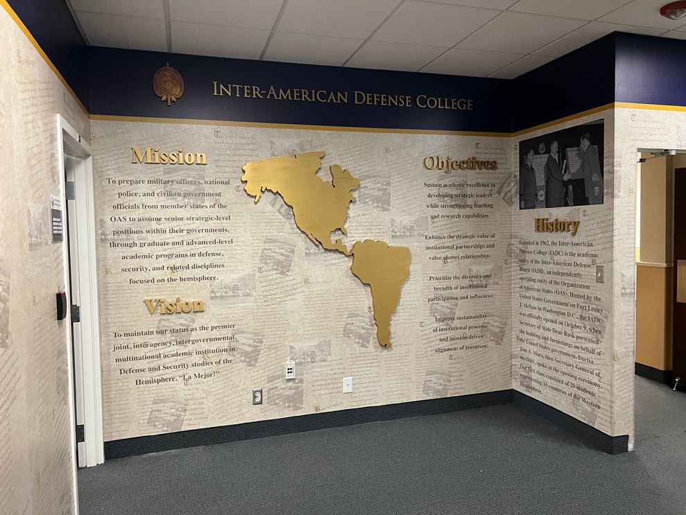 Branded wall displays for offices near Decatur, GA