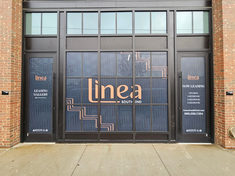 Window Graphics in Chesapeake, VA designed and installed for corporate interior glass partitions