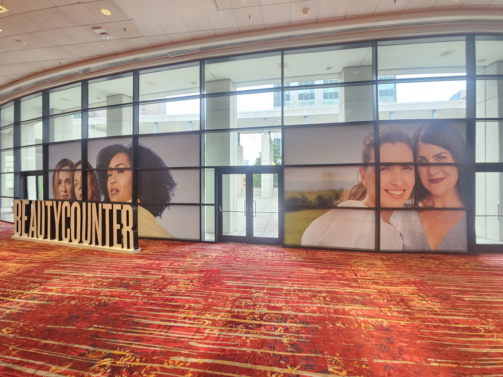 Window Graphics in Hampton, VA designed and installed for corporate and retail interiors