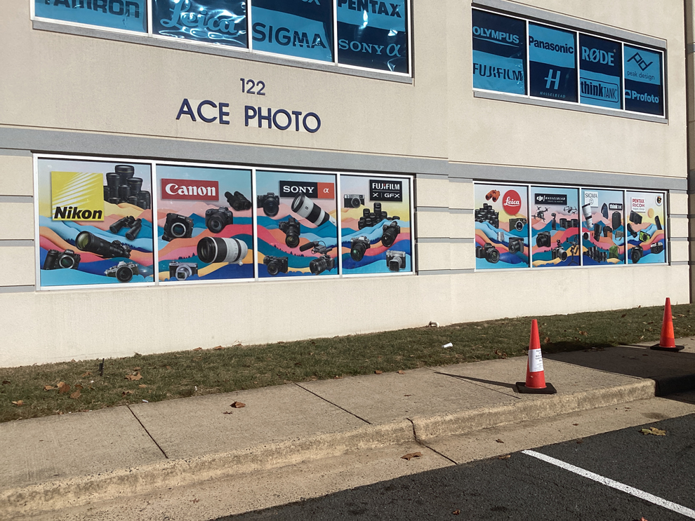 Window Graphics in Hampton, VA designed and installed with branded vinyl lettering