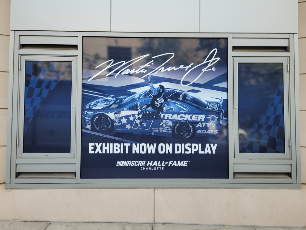 Decorative frosted glass window decals for business interiors Raleigh, NC