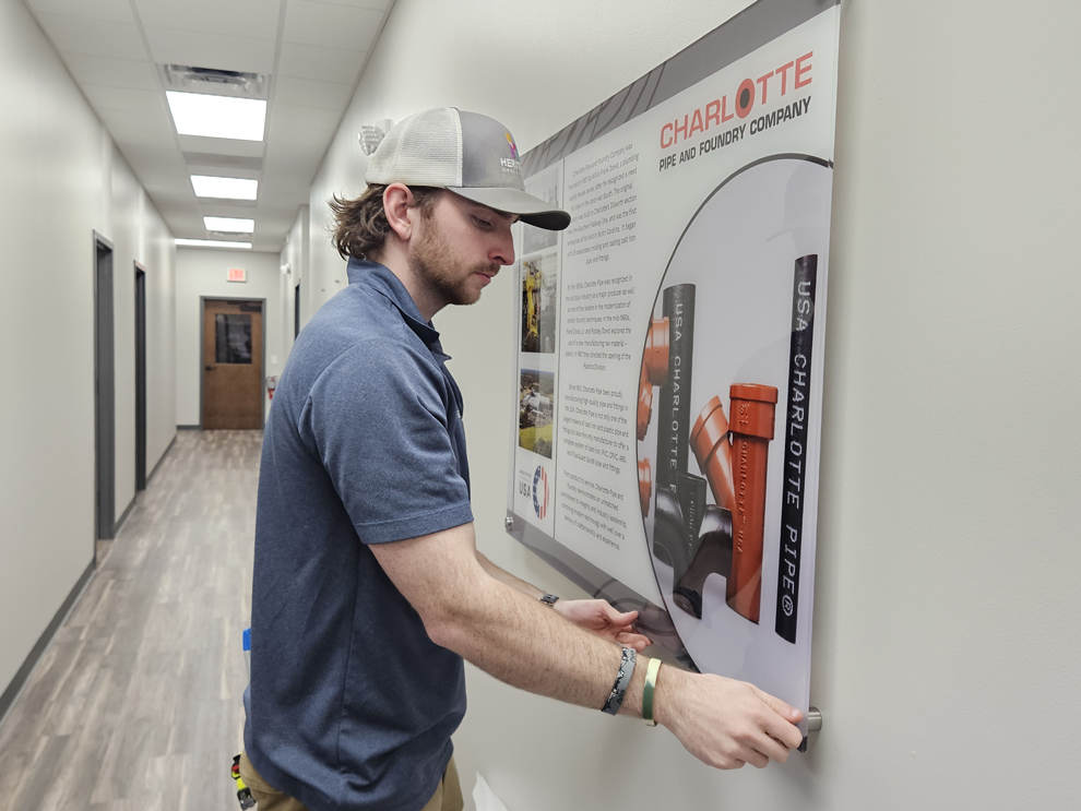 Window graphics and branded sign installation in Atlanta, GA